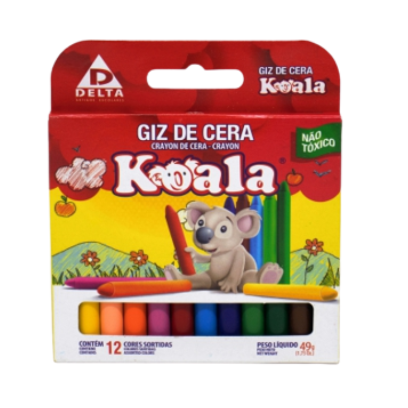 GIZ DE CERA KOALA 12 CORES 2131