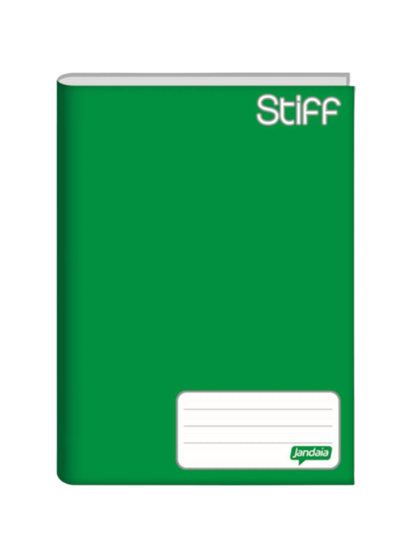 CADERNO JANDAIA 96F BROCHURA UNIVERSITARIO CAPA DURA STIF VERDE 62