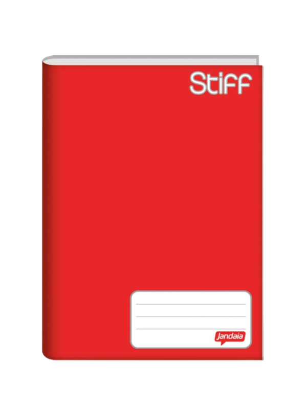 CADERNO JANDAIA 96F BROCHURA UNIVERSITARIO CAPA DURA STIF VERMELHO 63
