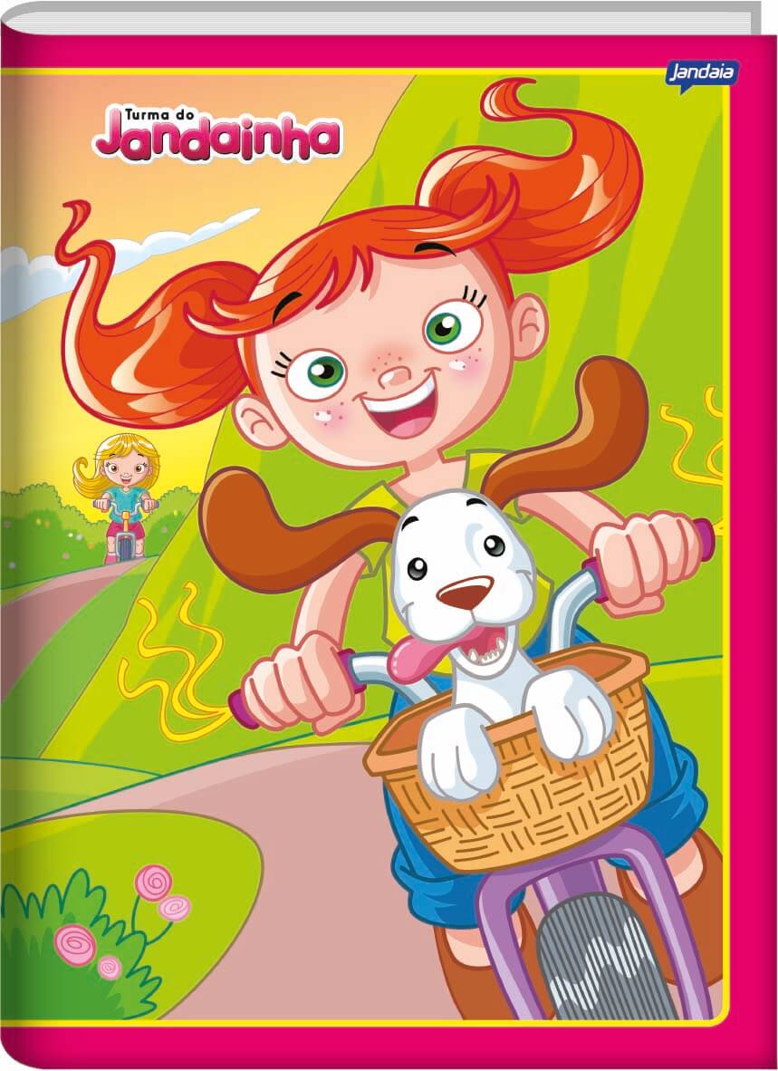 CADERNO JANDAIA 1/4 96F BROCHURA JANDAINHA 410