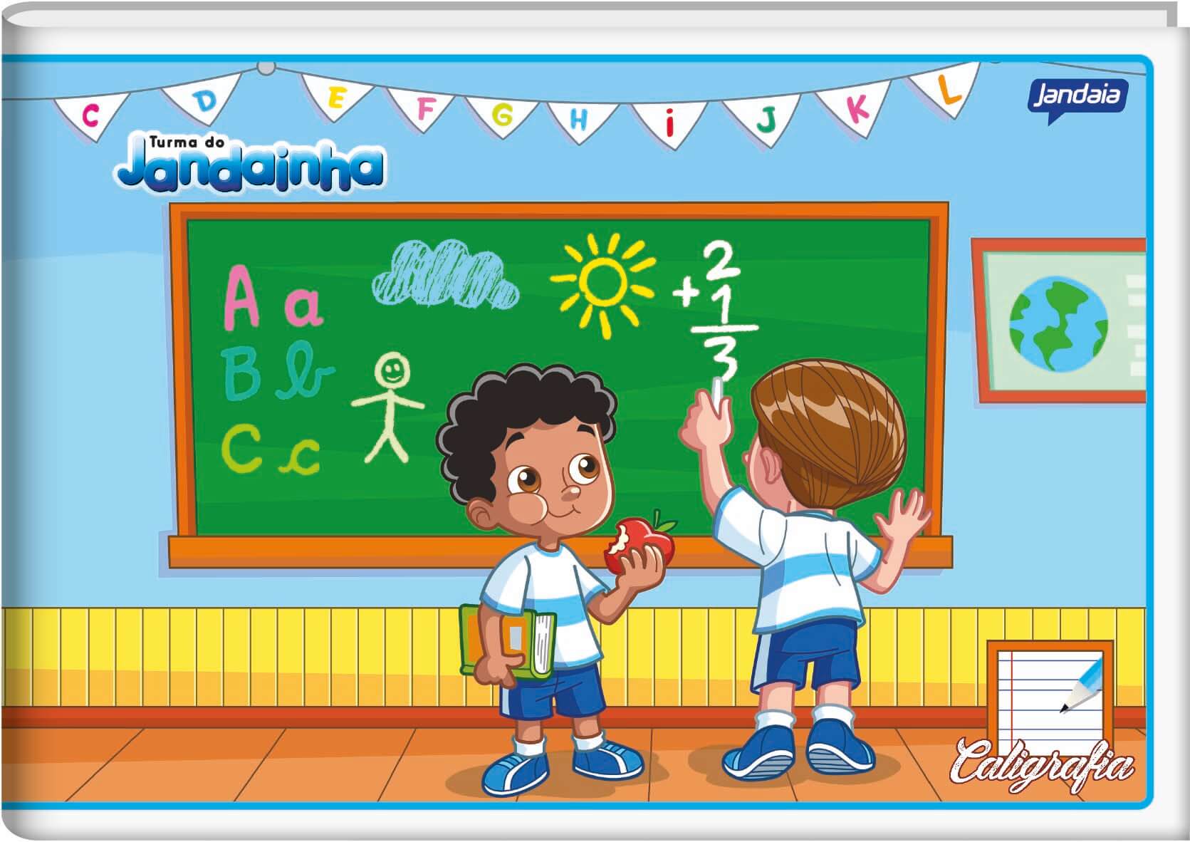 CADERNO JANDAIA 1/4 40F BROCHURA CALIGRAFIA 401