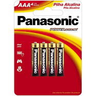 PILHA PANASONIC AAA PALITO HYP R03UAL CARTELA C/4