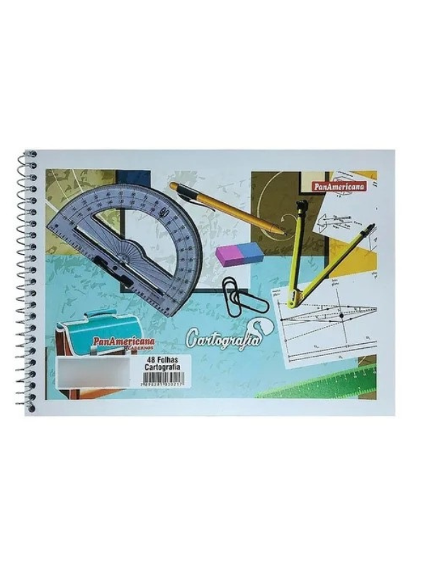 CADERNO PANAMERICANO  DESENHO 48F 13021