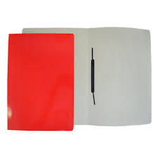 PASTA FRAMA COM GRAMPO TRILHO 335-257 VERMELHA