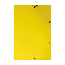 PASTA FRAMA C/ELASTICO C/ABA 295-1 AMARELO