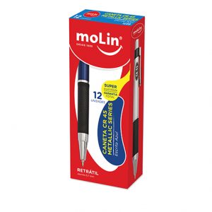 CANETA MOLIN RET CR45 SERIES AZUL 1239