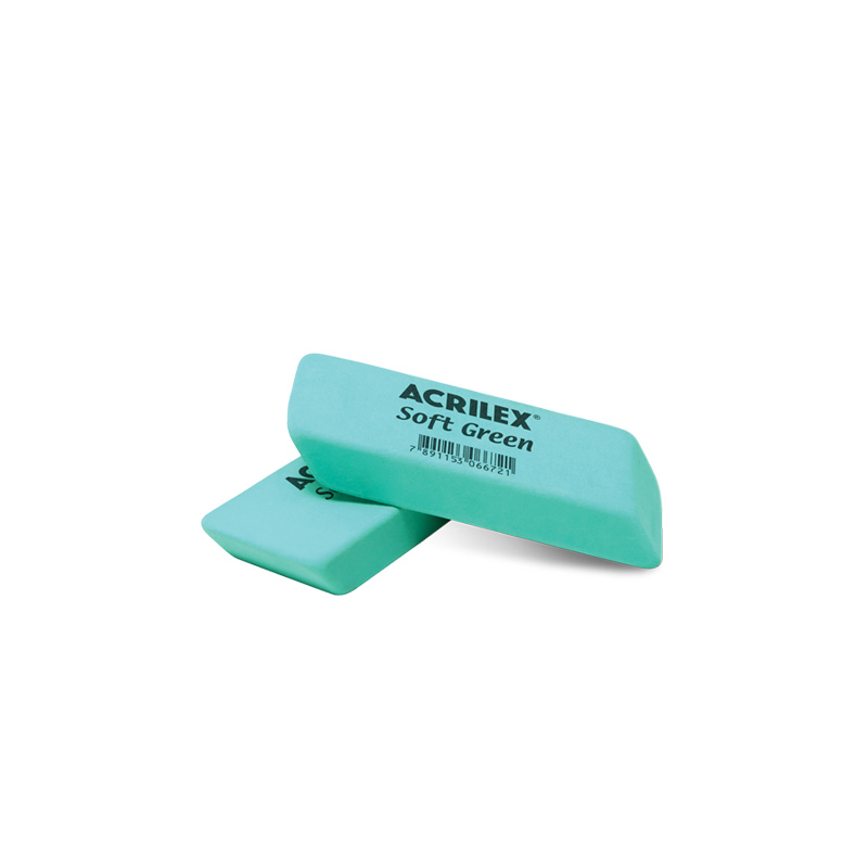 BORRACHA ACRILEX SOFT GREEN  21912