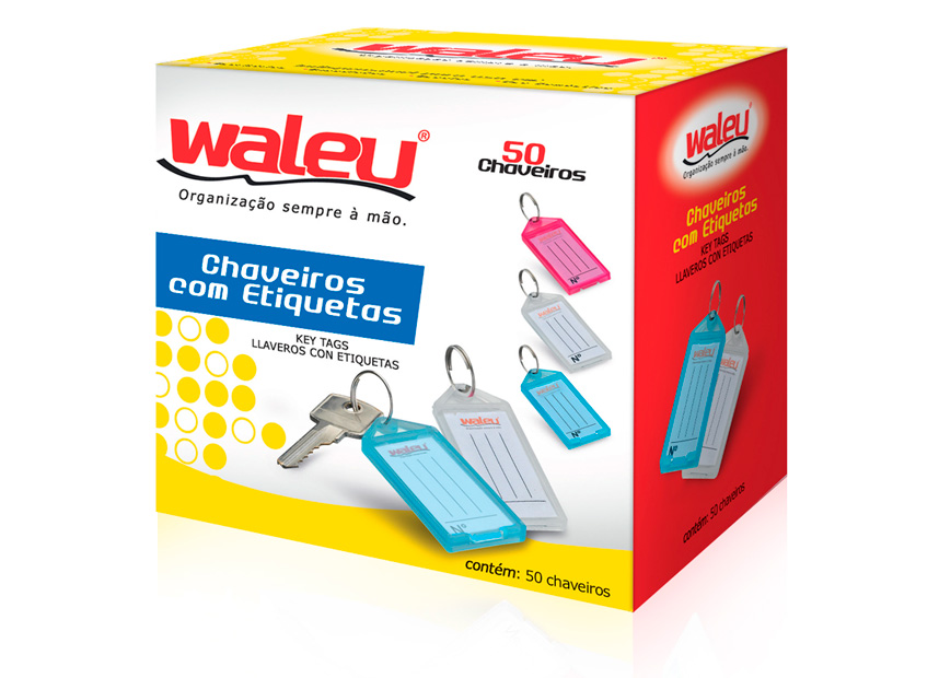 ORGANIZADOR DE CHAVES C/50 WALEU 283