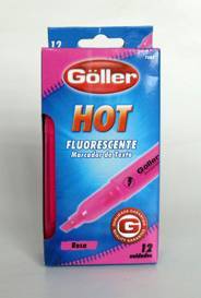 MARCA TEXTO GOLLER ROSA  G766