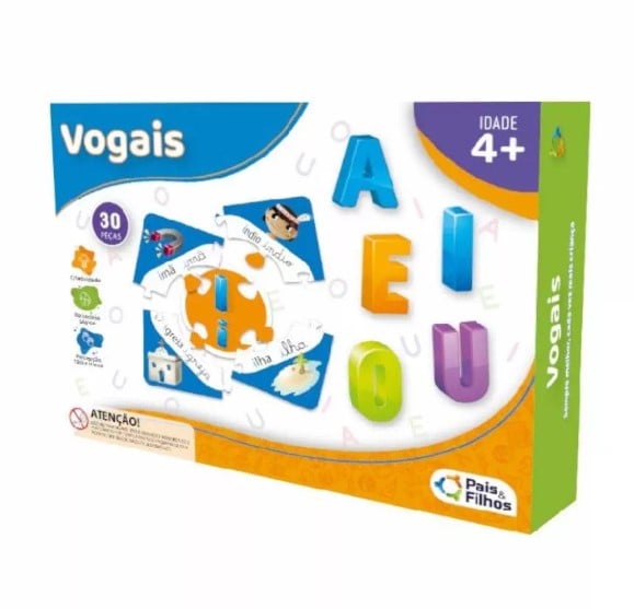 APRENDER VOGAIS P.FILHOS 30PC 2895