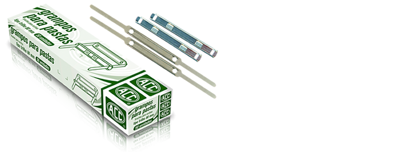 GRAMPO TRILHO ACC PARA PASTA C/50 UN