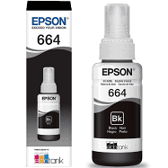 TINTA EPSON T664120 PRETO REFIL 70ML