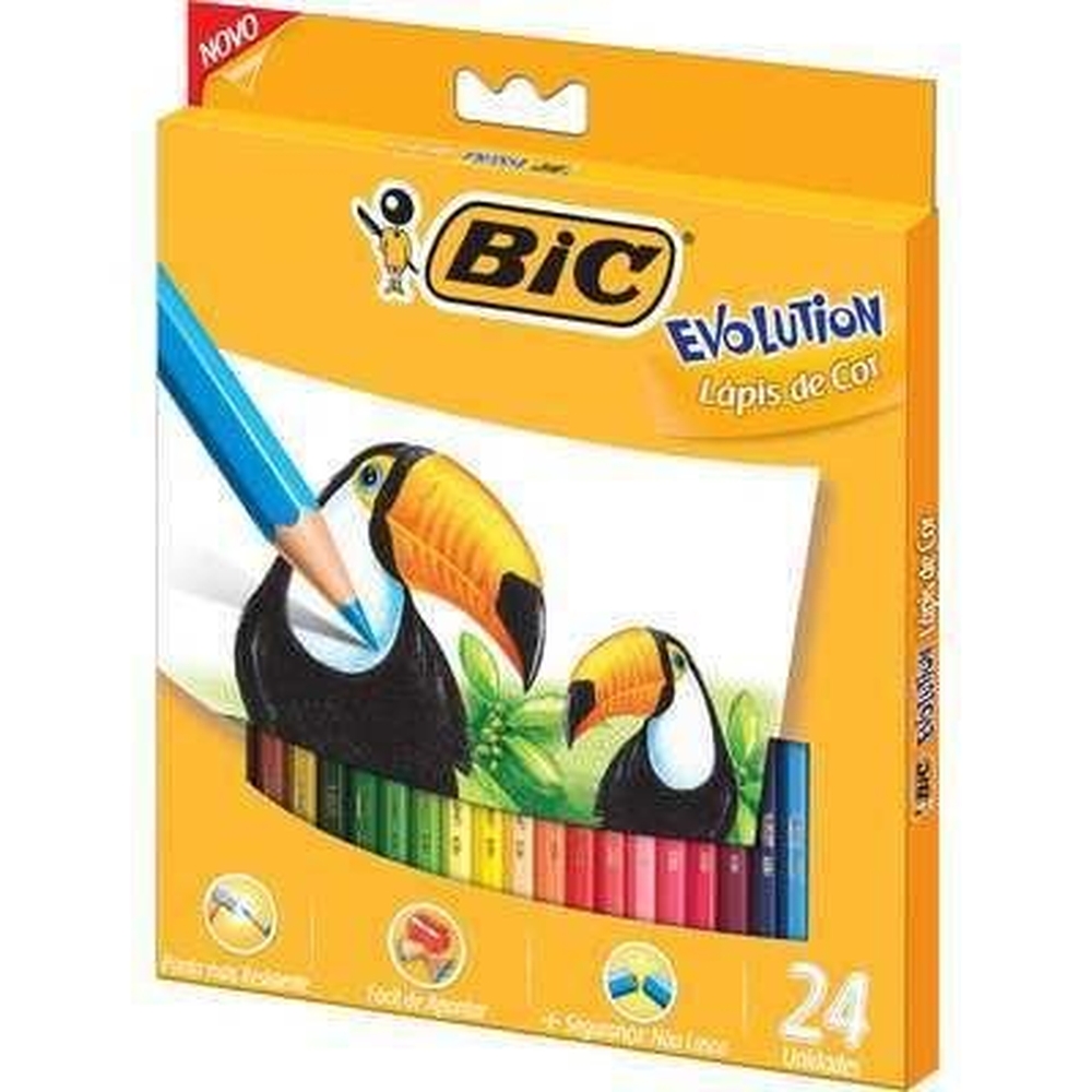 LAPIS DE COR BIC EVOLUTION COLOR C/24 902638