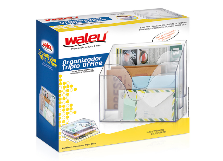 ORGANIZADOR WALEU TRIPLO OFFICE 840