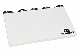 INDICE P/FICHARIO 5X8 ACRIMET REF 633