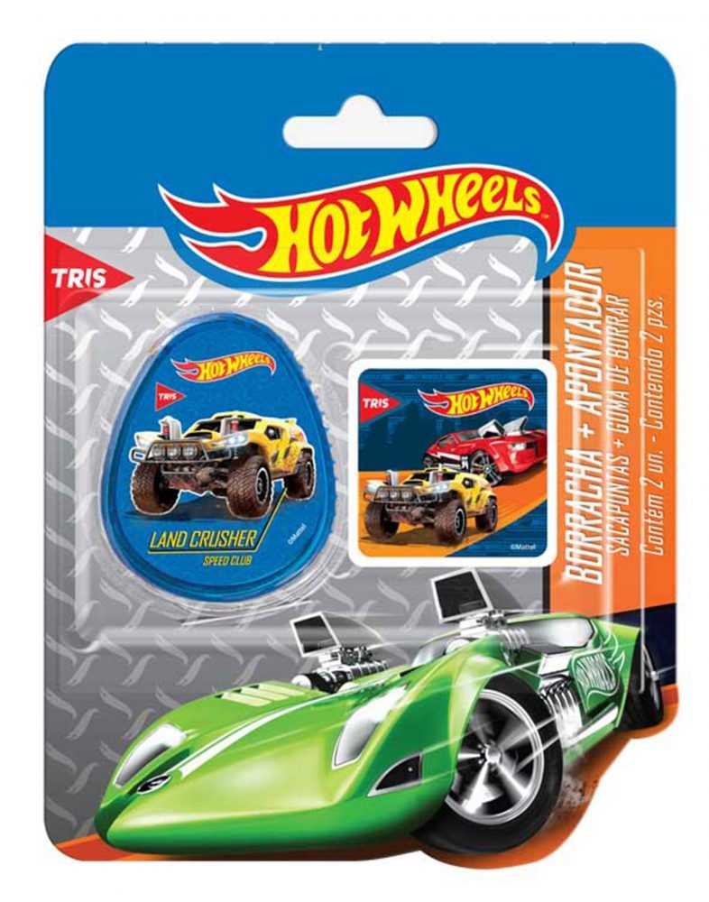 KIT ESCOLAR TRIS BASIC HOT WHEELS 2PC 629308