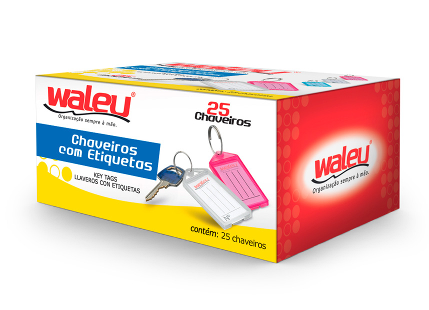 ORGANIZADOR DE CHAVES C/25 WALEU 282