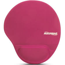 BASE P/MOUSE MAXPRINTE C/APOIO GEL ROSA 