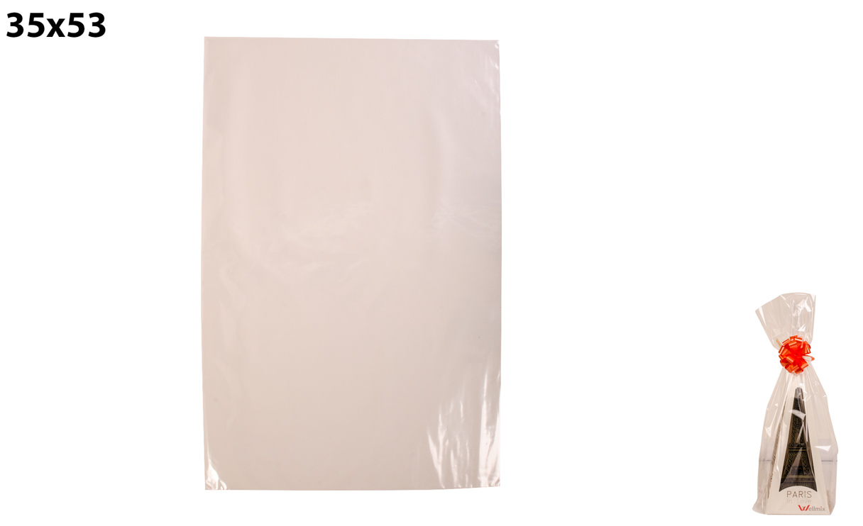 SACO GALA 35X53 TRANSPARENTE C/50 5042