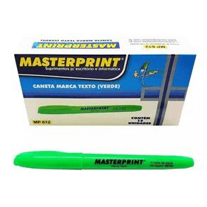 MARCA TEXTO MASTERPRINT MP612 VERDE
