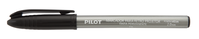 MARCADOR RETRO-PROJETOR 2MM PILOT PRETO