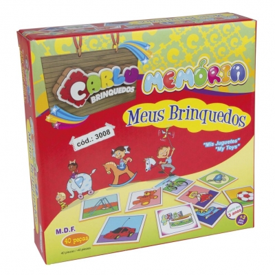 JOGO DA MEMORIA CARLU MEUS BRINQUEDOS 3008
