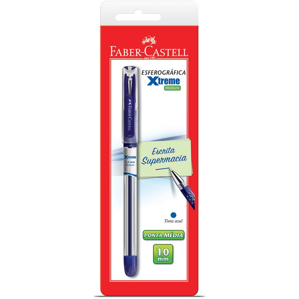 CANETA FABER CASTELL XTREME 1.0 AZUL 