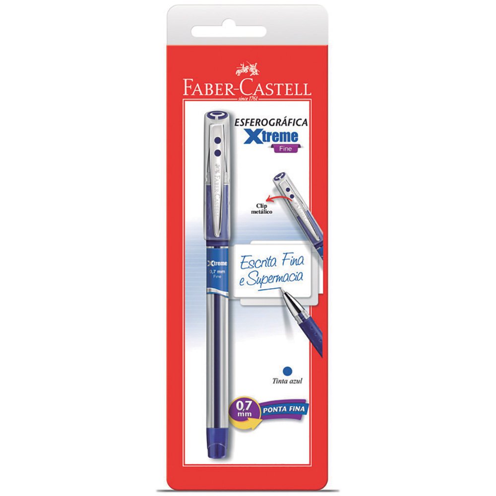 CANETA FABER CASTELL XTREME 7.0 AZUL SM/XT07A 