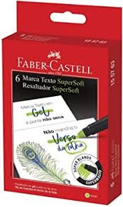 MARCA TEXTO FABER CASTELL GEL VERDE 155763