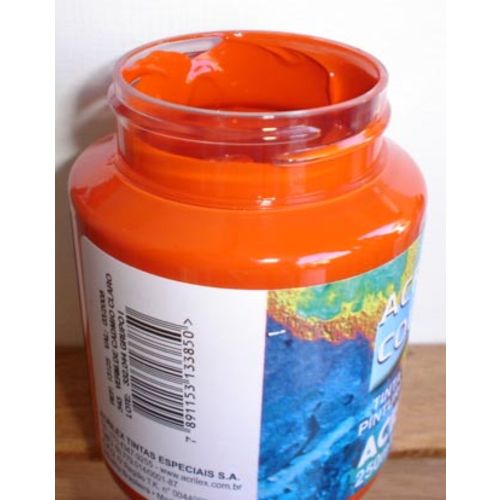 ACRYLIC COLORS 250M 13125 GI 343 VERMELHO CADMIO CLARO