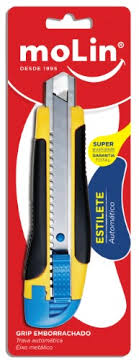 ESTILETE MOLIN LARGO BLISTER EMBORRACHADO 16530