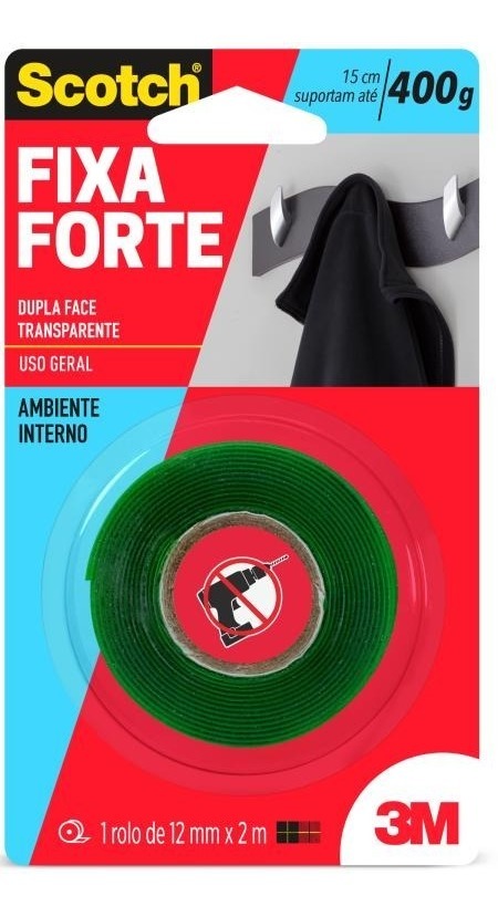 FITA FIXA FORTE 3M 12X2M
