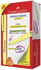 MARCA TEXTO FABER CASTELL AMARELO MT/AMZF