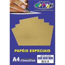 PAPEL OFF PAPER METALIZ 150G A4 C/15F BR