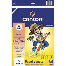 PAPEL VEGETAL CANSON A4 60G 10FL 7078