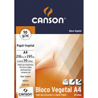 PAPEL VEGETAL CANSON A4 90G 50FL 7018