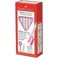 CANETA FABER CASTELL TRILUX PONTA MEDIA ROSA 032