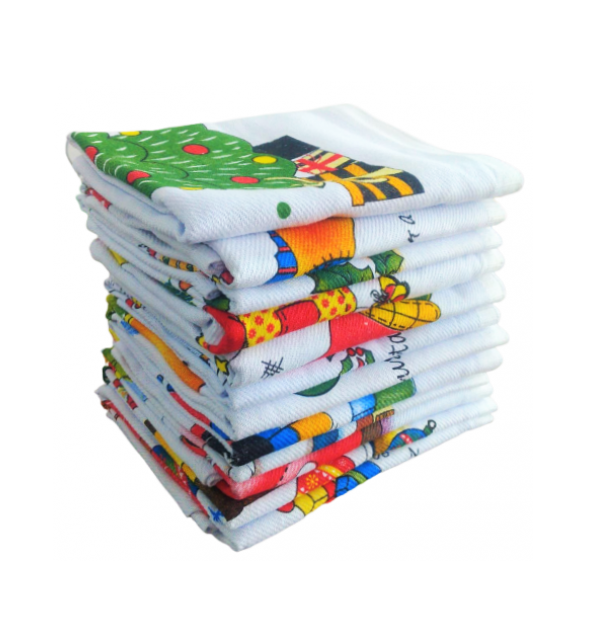 PANO DE PRATO C/DESENHO C/12