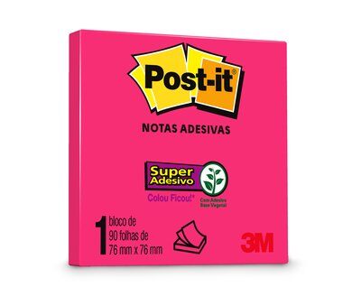 POST-IT 3M 76X76 NEON 90FLS PINK