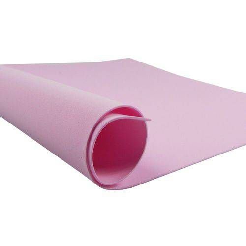 BORRACHA EVA MAKE+ 40X48 ESPECIAL  ROSA CLARO