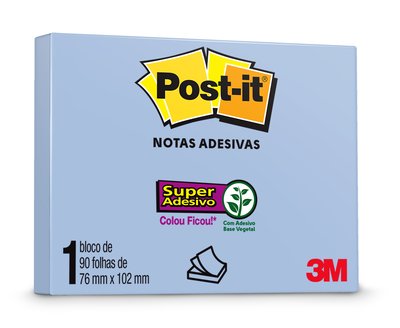 POST-IT 3M 76X102 RECICLADO 90F AZUL