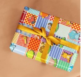 PAPEL PRESENTE VGESSELE C/10F BICHINHOS DIVERSOS 115