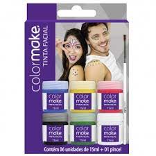 TINTA FACIAL COLORMAKE 6 CORES 1001