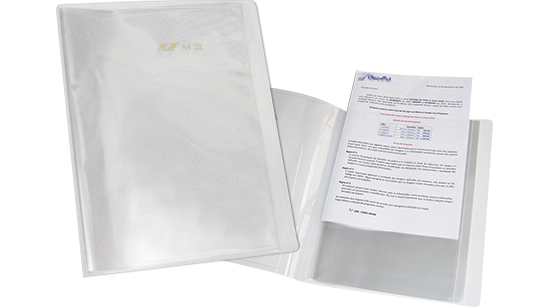 PASTA CATALOGO ACP A4 60 SACOS CRISTAL 2273