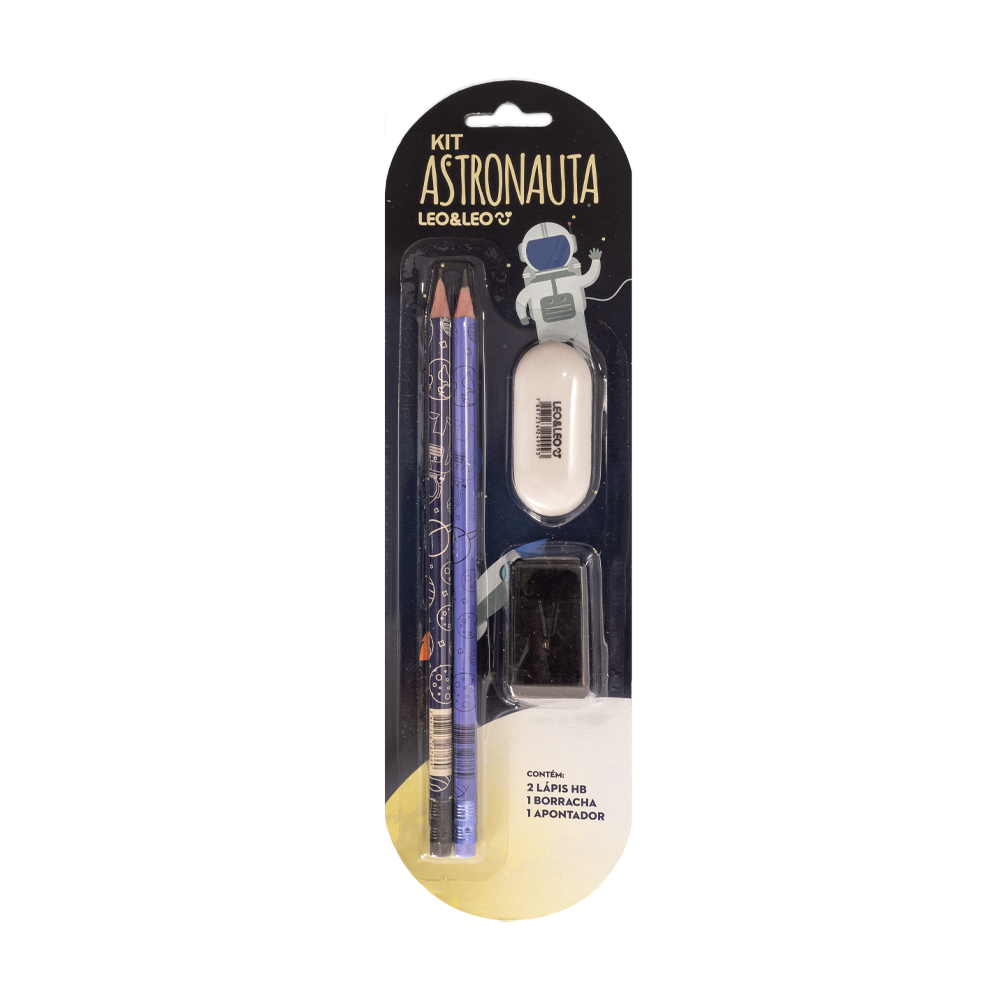 KIT LEO&LEO ESCOLAR ASTRONAUTA C/4 72170