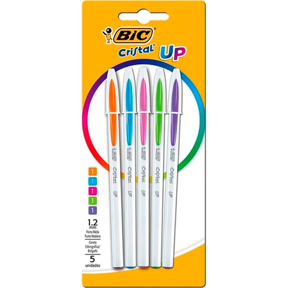 CANETA BIC CRISTAL UP 1.2 BLISTER C/5 930006