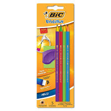 LAPIS BIC BLISTER EVOLUTION HEXAGONAL C/4+BORRACHA 930026