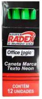 MARCA TEXTO RADEX NEON VERDE