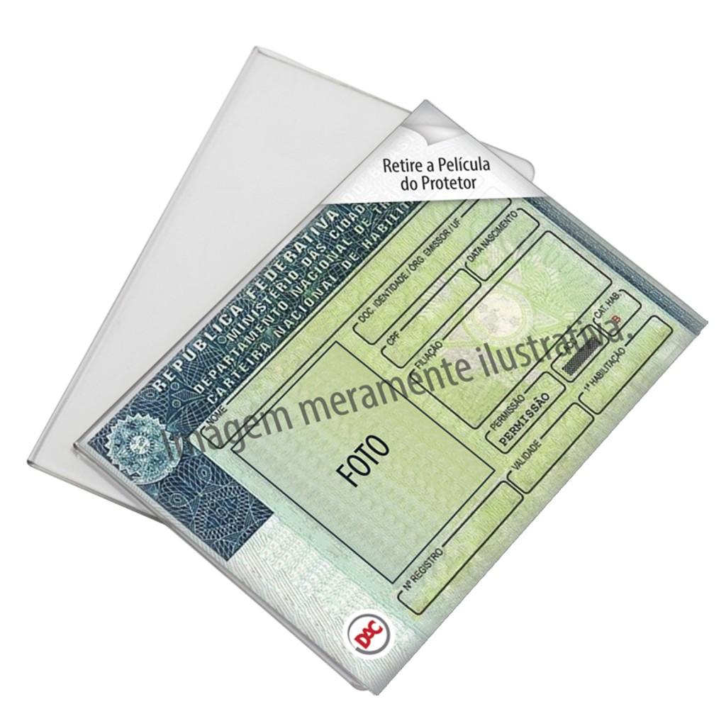PORTA DOCUMENTO DAC CNH ACRILICO 1540