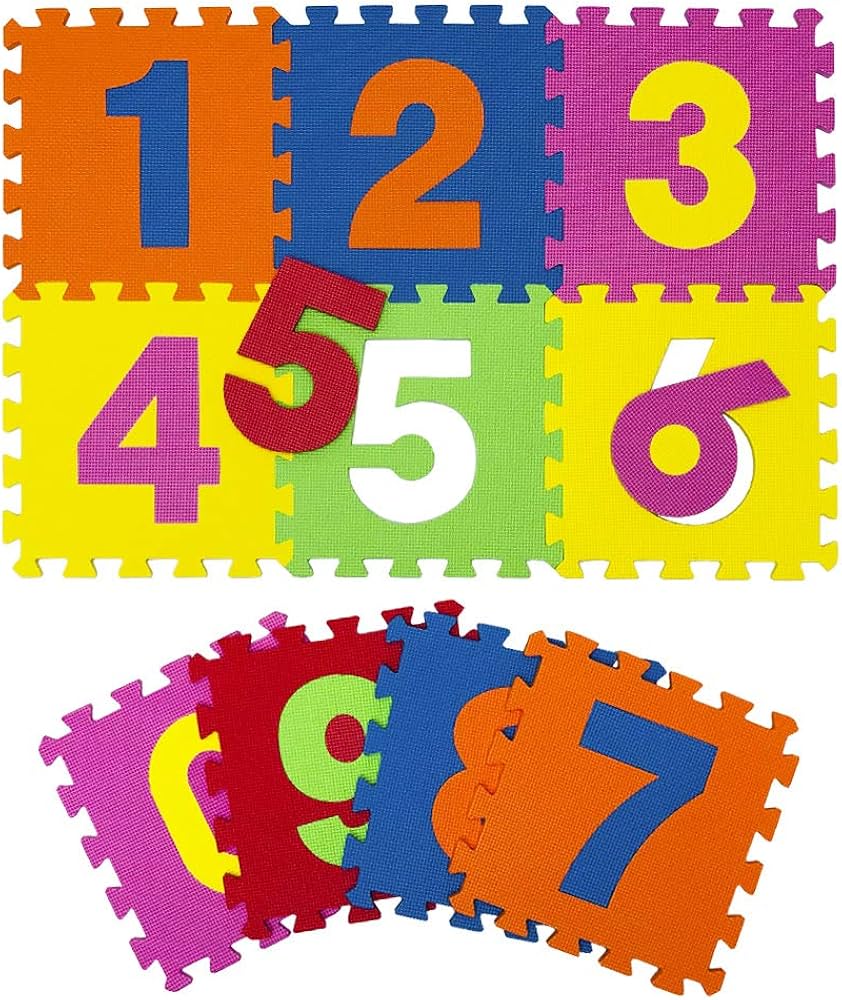 TAPETE IBEL NUMERICO 10X10X05 10PCS